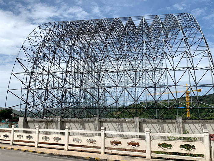 江西山寨矿储煤棚网架